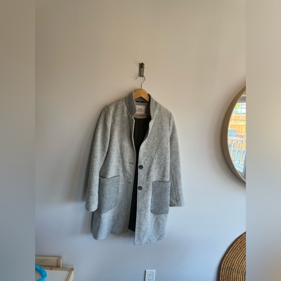EDC esprit winter medium wool blend gray coat… - Picture 2 of 8